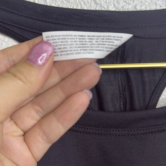 NWT- All in Motion- essential black tank with twist back – women’s size small - Picture 8 of 8